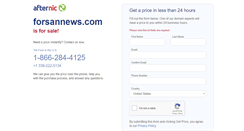 Desktop Screenshot of forsannews.com